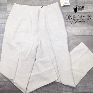 Liz Claiborne Liz Sport Linen Pants Size 16 - Picture 1 of 6