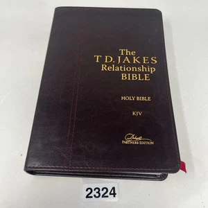 T.D. Jakes Beziehungsbibel KJV Deluxe Partner Edition - Braun Kunstleder - Bild 1 von 23
