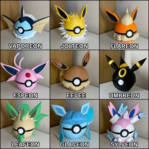 Character Pokeball Collection 1-45 - Designed by N3D - 3D Printed - Picture 1 of 5