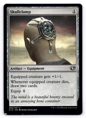 Skullclamp LP Commander 2014 268/337 MTG Regular - Image 1 of 2