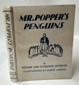 VINTAGE Mr. Popper's Penguins Richard & Florence Atwater 1939 1st/4th HC - Picture 1 of 9