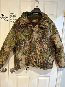 VTG CABELAS WHITETAIL CLOTHING WOOL GORETEX MENS HUNTING JACKET XL COAT REALTREE - Picture 1 of 14