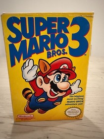 Super Mario Bros. 3 (Nintendo NES, 1990) completo di scatola e manuale