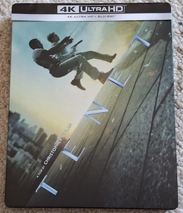 TENET STEELBOOK 4K ULTRA HD + SPECIAL FEATURES BLU-RAY UNCUT ITALIAN IMPORT  - Picture 1 of 5