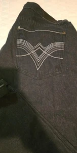 RICH KID JEANS EXCLUSIVE DENIUM JEANS 44X32 EMBROIDERD SKATER - Picture 1 of 3