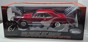 1966 Pontiac GTO HardTop Highway 61 Diecast 1:18 Car - Montero Red - Picture 1 of 8