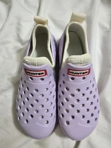 NEW HUNTER Lightweight Water Shoe W/Removable Innersole PURPLE Kids Size UK10 - Picture 1 of 5