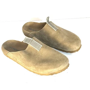 Seavees Mens US 12 EU 45 Tiburon Trekker Fossil Leather Vibram Sole Mule Clog - Picture 1 of 12