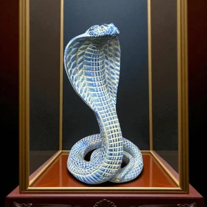 Rara Statua Cobra Antico Egizio Pietra Faraonica Artefatto Egitto a.C. Antichità - Foto 1 di 12