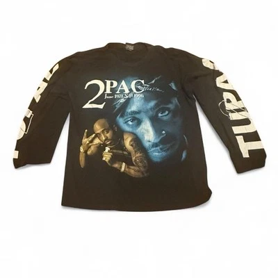 Camiseta Tupac Memorial Rap Blanca, Talla Mediana, Años 90 De Colección Foto 1 de 4