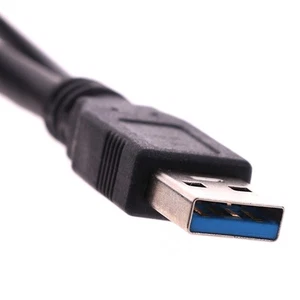 Câble cordon USB 3.0 A mâle micro USB 3.0 B Y pour disque dur externe ca~gw - Photo 1/11