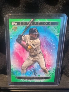 2024 Topps Inception Jackson Chourio #95 Green (RC) Milwaukee Brewers - Bild 1 von 2