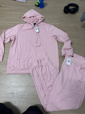 Conjunto Salón Mujer S Rosa 10-12 Manga Larga Top Pantalones Foto 1 de 4