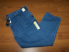 Lee 52x30 Womans Mens Wrinkle Dress Work Straight Leg Pants Blue B91