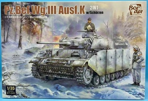 Border 1/35 BT-048 Pz.Bef.Wg.III Ausf.K 2in1 w/Schürzen & Metal Gun Barrel - Picture 1 of 9