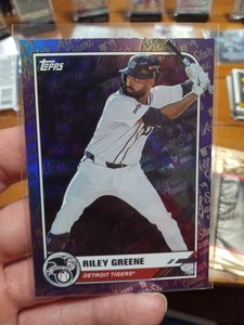 2025 Topps All-Star Game - Purple Foil /75 #59 Riley Greene - Detroit Tigers - Picture 1 of 2