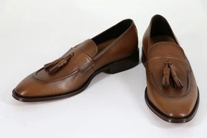 BOSS Loafers, Mod. Derrek_Loaf_vptsly, Gr. 42, UK 8, Made in Italy, Medium Brown - Picture 1 of 19
