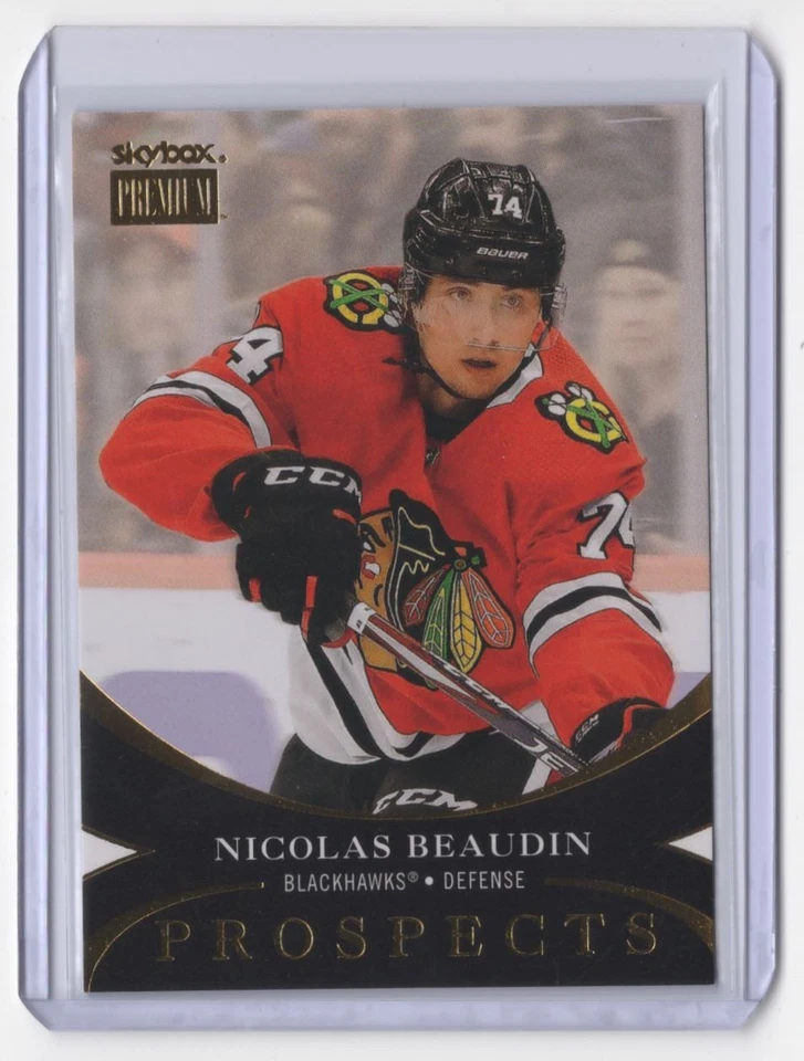 2020-21 Skybox Metal Universe Premium Prospects Nicolas Beaudin Chicago - Image 1 of 2