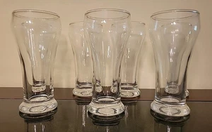 7 Vintage Federal Glass 7 oz Pilsner Beer Glasse - Picture 1 of 12