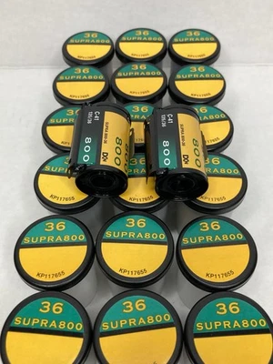 18 Rolls Kodak Professional Supra 800 Color Neg Film 35mm 36 Exp - Image 1 of 4