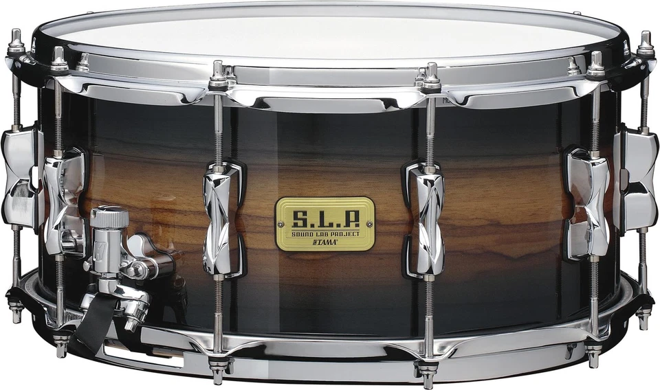 Tama S.L.P. Bubinga/Maple Snare Drum - 6.5 inches x 14 inches, Midnight - Image 1 of 1