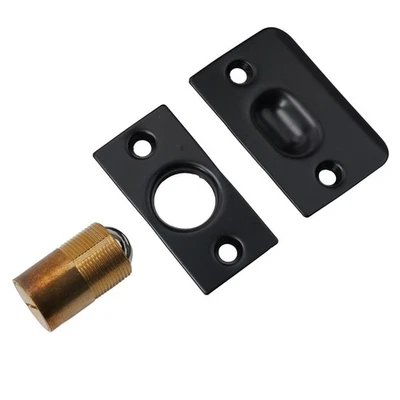 Latch Door Catch Internal Parts Replacement With 4x Screws Brass Steel - Image 1 of 4