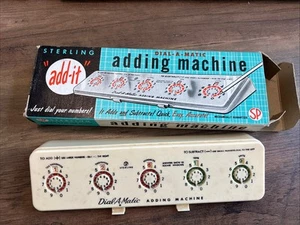 VTG Sterling Dial-A-Matic “add- It” Mechanical Adding Machine #567 Missing Pick - Picture 1 of 9