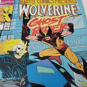 🔥 Marvel Comics Presents #66 (1990) — Wolverine & Ghost Rider — ¡Fuego y sangre! - Imagen 1 de 5
