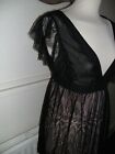 Fab Little Black Dress exclusive Size Medium Black Lace over Mini dress BNWOT