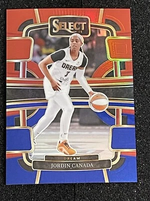 2024 Panini Select WNBA Red Blue #/399 Prizm Concourse Jordin Canada #93 - Image 1 of 2