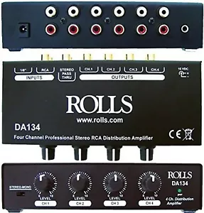 Rolls DA134 4-Channel Distribution Amplifier - Picture 1 of 1