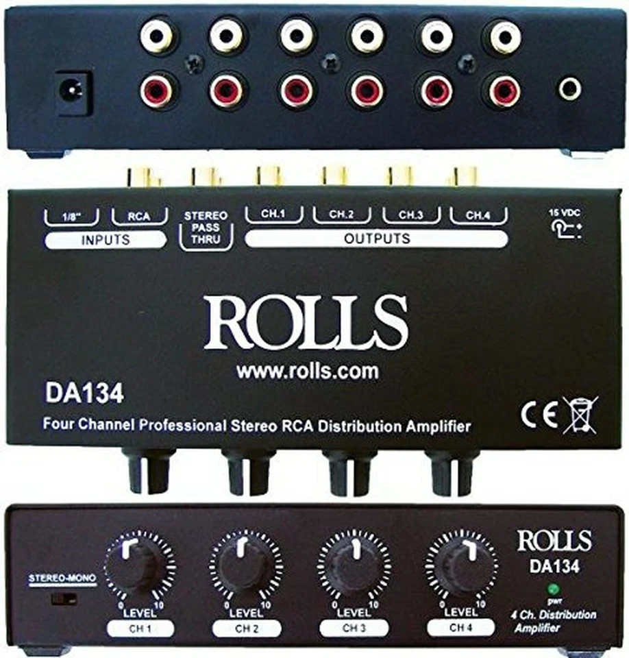 Rolls DA134 4-Channel Distribution Amplifier - Image 1 of 1