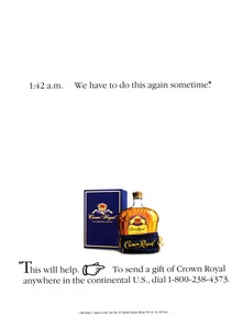 CROWN ROYAL WHISKY AD #62 RARE OOP 4+ PAGES CHRISTMAS THEME - Picture 1 of 6