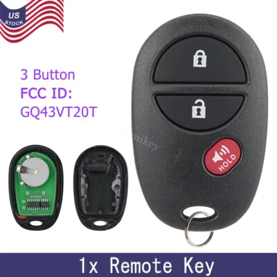 For 2005 2006 2007 2008 2009 2010 Toyota Tacoma Remote Keyless Entry Key Fob 3B - Image 1 of 4