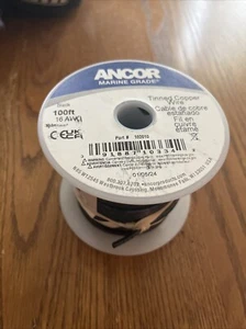 Ancor 102010 Black Tinned Copper Wire - 16 Gauge, 100ft - Picture 1 of 7