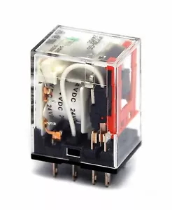 10x Bobina de relé OMRON MY2N-GS 24VDC 24V DPDT 5A 125/250VAC = MY2N-J MY2NJ MY2N DC - Imagen 1 de 6