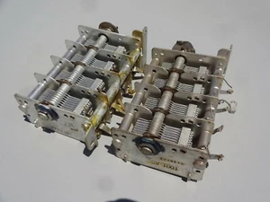 Vintage 4 Section Air Variable Capacitor (Lot of 2pcs) - Picture 1 of 12