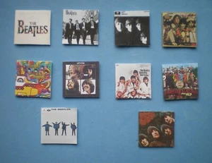 Dolls House miniatures accessories - music albums covers - THE BEATLES - Picture 1 of 1