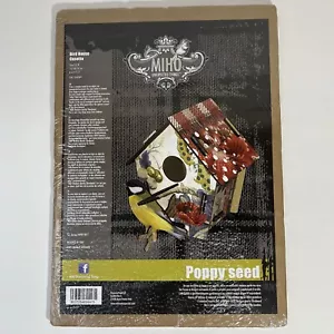 Miho Cosas Inesperadas Casa Pájaro Casetta Semilla Amapola 14/18/16 cm CasaS64 Alemania - Imagen 1 de 4