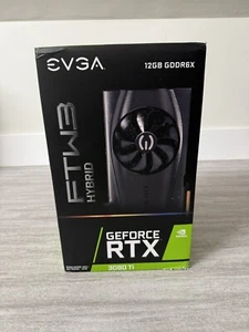 EVGA RTX 3080 Ti FTW3 Ultra Hybrid 12GB GDDR6X 12G-P5-3968-KR With Box - Bild 1 von 17