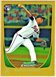 RANDALL DELGADO - 2011 BOWMAN CHROME GOLD REFRACTOR RC /50 - Picture 1 of 2