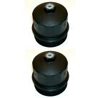 Set of 2 BMW X5 Hengst Engine Oil Filters Cover H203H 11427521353 BMW X5 M
