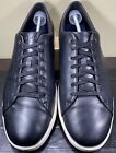 😎US 13- Men's Cole Haan GRAND.OS Leather Sneakers Black/White