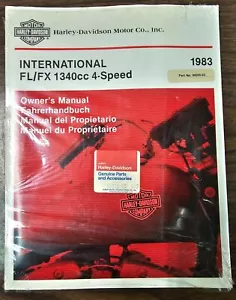 Harley Davidson 1983 International Shovelhead FL/FX 4-Speed Owners Manual - Picture 1 of 10