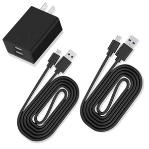 2x Cavo USB + Adattatore di Alimentazione a Parete Doppio USB per Telefono Samsung Galaxy Z Fold 4 F936U - Foto 1 di 1