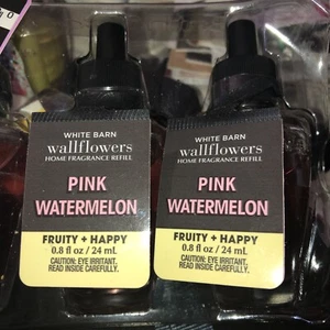 Recargas de sandía rosa rosa de flores de baño y cuerpo X 2 nuevas - Imagen 1 de 2