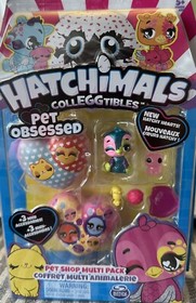 HATCHIMALS COLLEGGTIBLES Pet Obsessed Pet Shop Multi Pack New Hatchy Hearts  NEW
