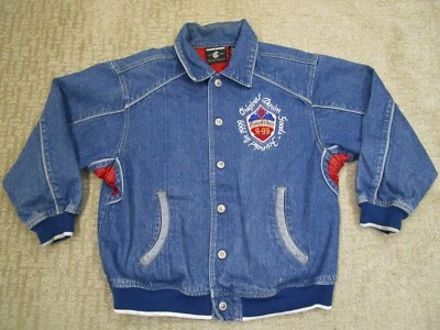 Vintage Rocawear Denim Jacket Men Medium Blue Embroidered Hip Hop Streetwear 90s - Image 1 of 4