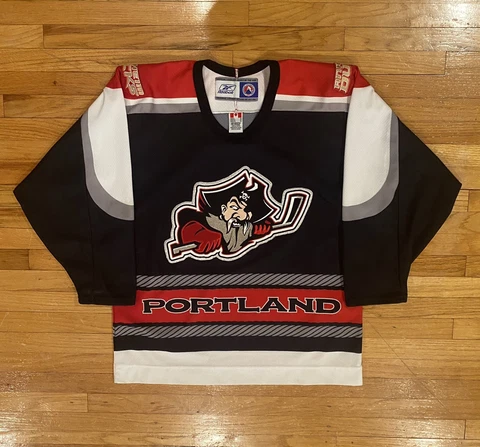 Portland Pirates Jersey Reebok Replica - Size Medium - Ducks Affiliate Cover