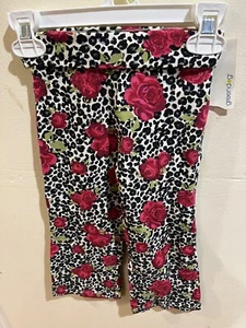 New with Tag Greendog Girls Floral Pattern Leggings Pants 3T Valentine - Picture 1 of 2